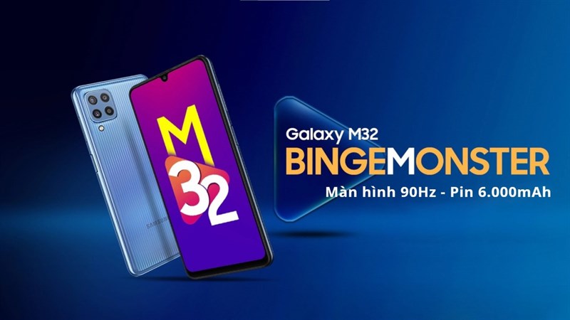 Galaxy M32 ra mắt: Màn hình 90Hz, chip gaming giá từ 4.6 triệu đồng